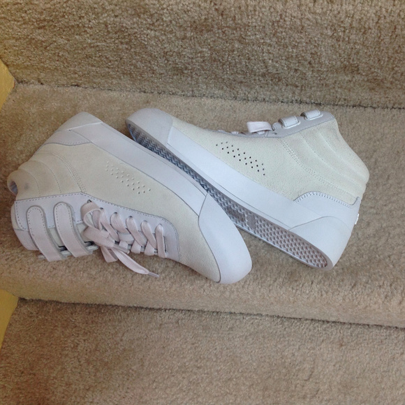 New Rag & Bone Nova Suede High-Top Sneakers - Picture 4 of 8